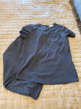Gray Scrub Set